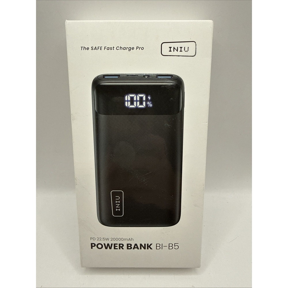 INIU Power Bank Charger BI-B5 20,000mAh Brand New Sealed